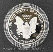 2003 American Eagle Proof Silver Dollar, with Original Boxes