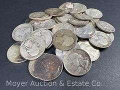 (50) Washington Silver Quarters