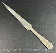 S. Kirk & Son "Repousse" Sterling Silver Letter Opener and Salt Spoon, 1.20 Troy Ounces