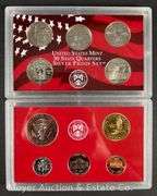 2001 United States Mint Silver Proof Set