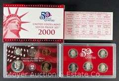 2000 United States Mint Silver Proof Set