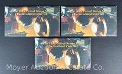 (3) 1995 Mint Sets