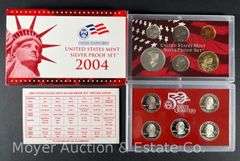 2004 United States Mint Silver Proof Set
