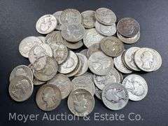 (50) Washington Silver Quarters