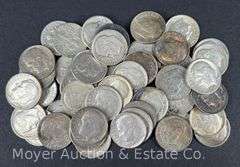 (50) Roosevelt Silver Dimes