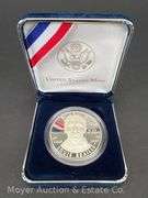 2009 Louis Braille Bicentennial Proof Silver Dollar, with Original Boxes