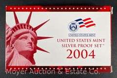 2004 United States Mint Silver Proof Set