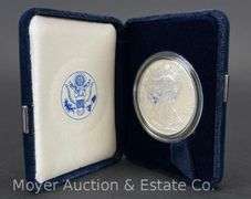 2001 American Eagle Proof Silver Dollar, with Original Boxes