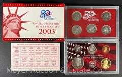 2003 United States Mint Silver Proof Set