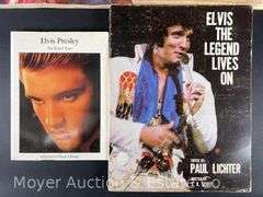 Group of Vintage Elvis Presley Books