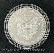 2008 American Eagle Silver Uncirculated Dollar, with Original Boxes