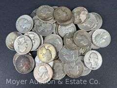 (50) Washington Silver Quarters