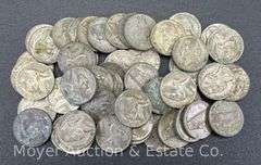 (50) Silver War Nickels