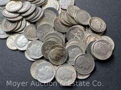 (100) Roosevelt Silver Dimes