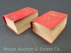 2 Miniature Langenscheidt's Lilliput Dictionaries, 2"h