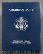 2003 American Eagle Proof Silver Dollar, with Original Boxes