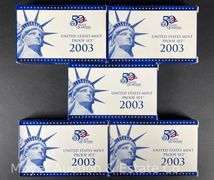 (5) 2003 Proof Sets
