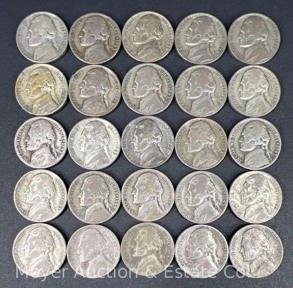 (25) Silver War Nickels image