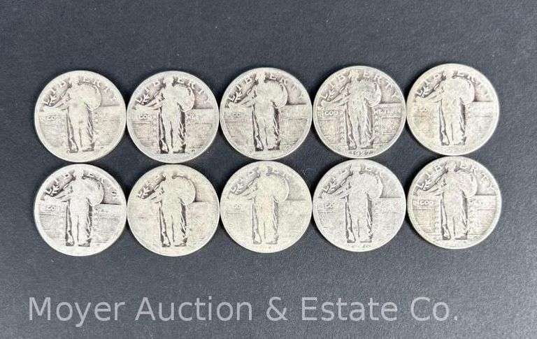 (10) Standing Liberty Quarters image