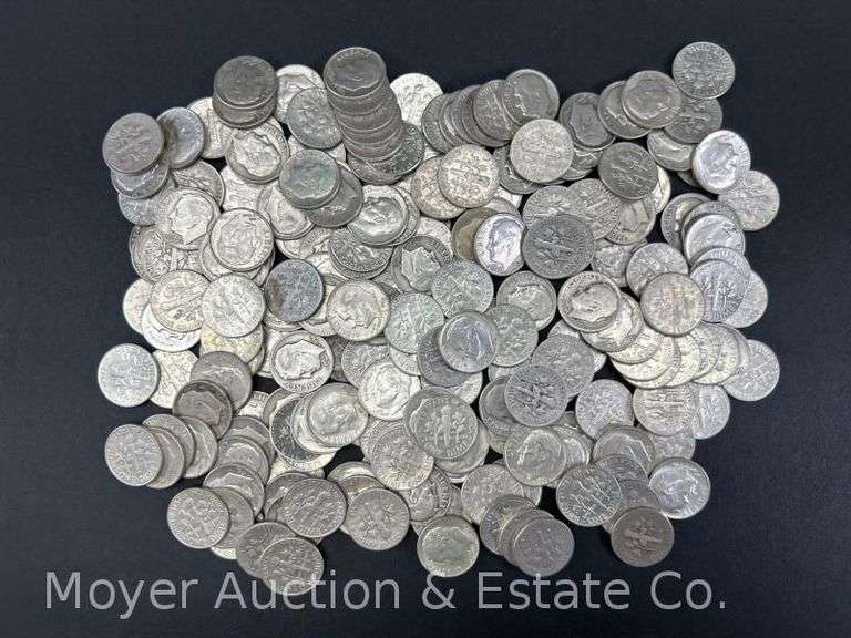 (200) Roosevelt Silver Dimes image