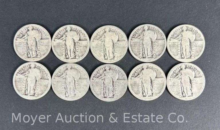 (10) Standing Liberty Quarters image