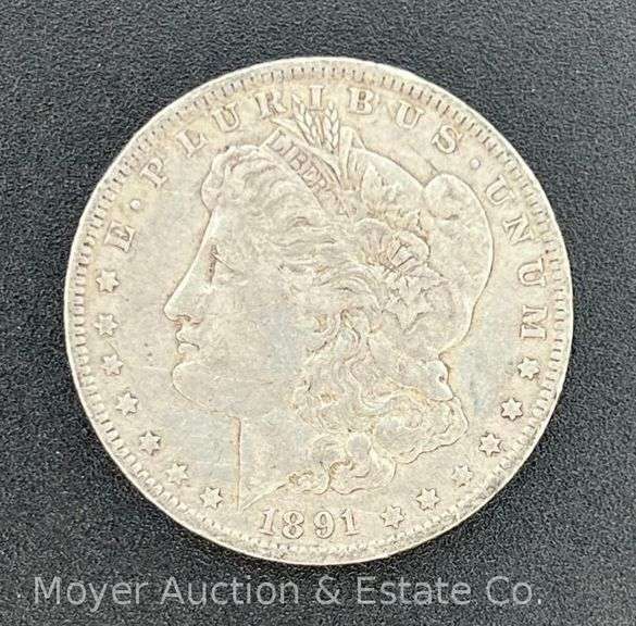 1891-O Morgan Silver Dollar image