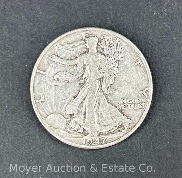 1947 Walking Liberty Half Dollar image