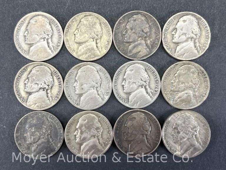 (12) Silver War Nickels image