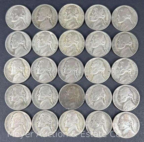 (25) Silver War Nickels image