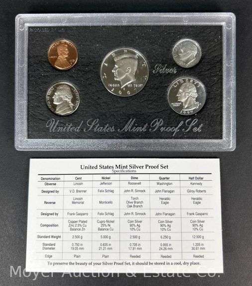 1997 Silver Proof Set image