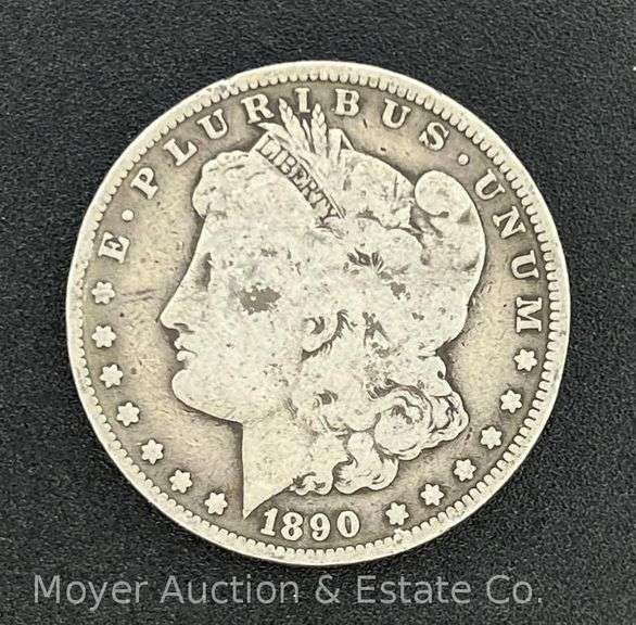 1890-CC Morgan Silver Dollar image