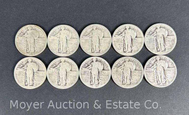(10) Standing Liberty Quarters image