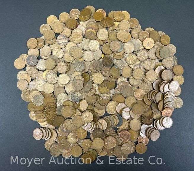 (500) Asst. Wheat Pennies image