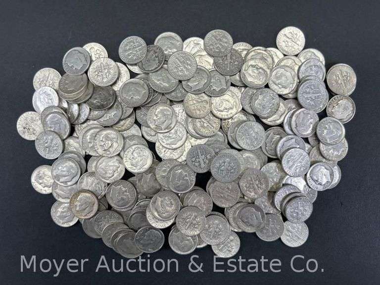 (200) Roosevelt Silver Dimes image