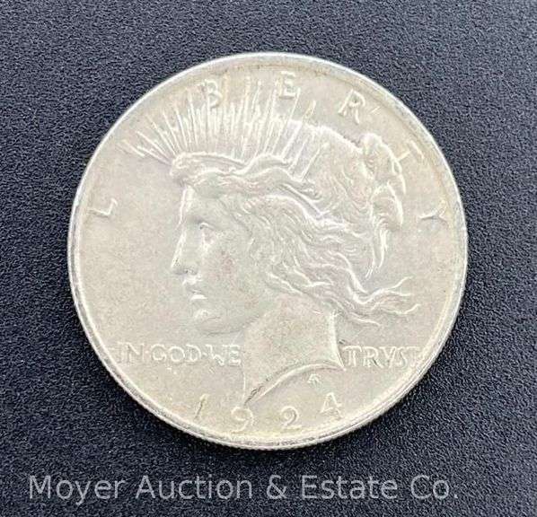 1924-P Peace Silver Dollar image