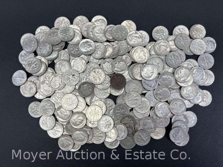 (200) Roosevelt Silver Dimes image