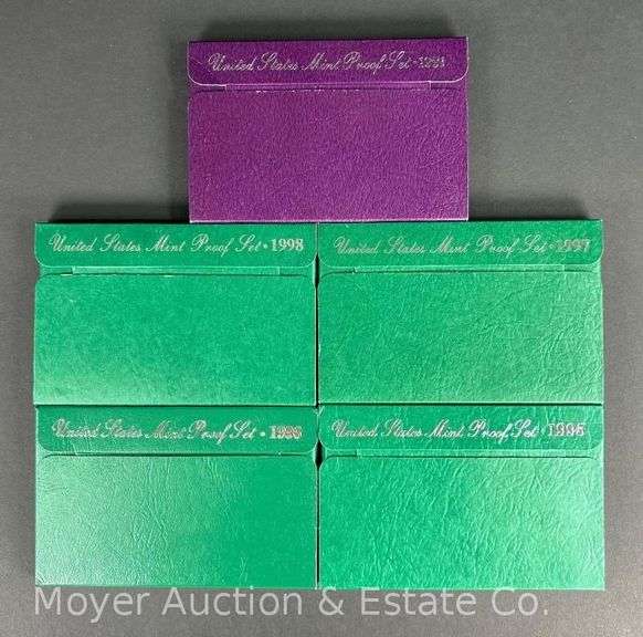 (5) Proof Sets, 1991, 1995, 1996, 1997 and 1998 image