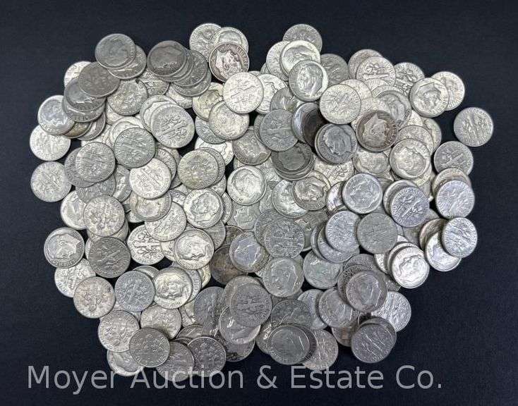(200) Roosevelt Silver Dimes image