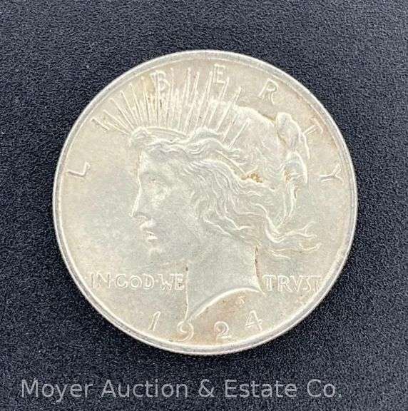 1924-P Peace Silver Dollar image
