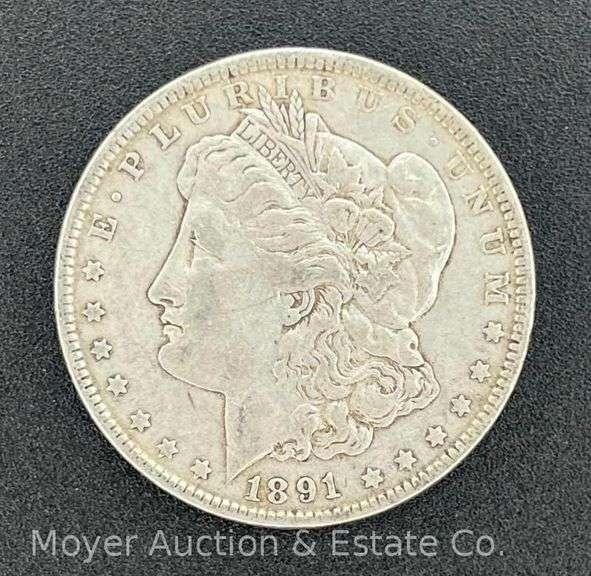 1891-P Morgan Silver Dollar image