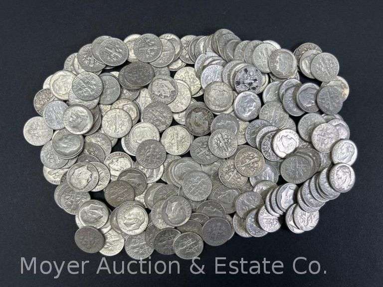 (200) Roosevelt Silver Dimes image
