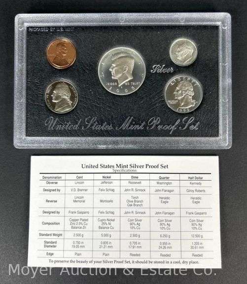 1995 Silver Proof Set image