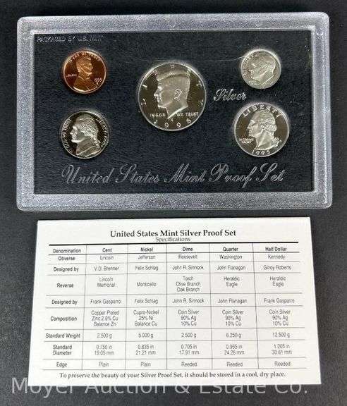 1995 Silver Proof Set image