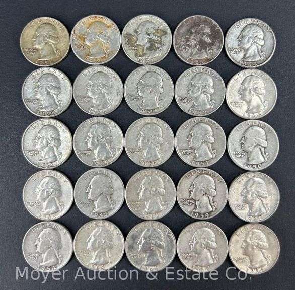 (25) Washington Silver Quarters image