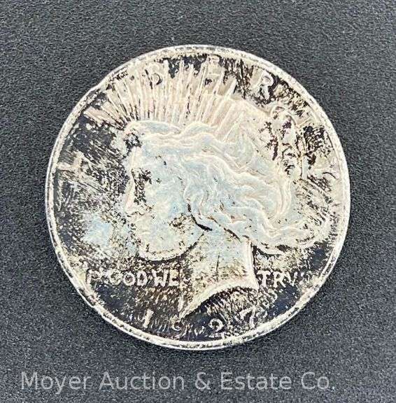 1927-P Peace Silver Dollar image