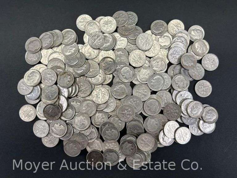 (200) Roosevelt Silver Dimes image