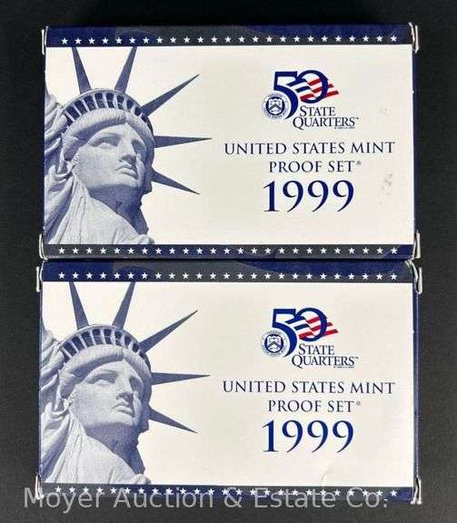 (2) 1999 Proof Sets, with Original Boxes image