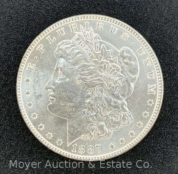 1887-P Morgan Silver Dollar image