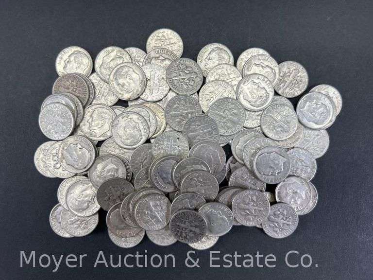 (100) Roosevelt Silver Dimes image