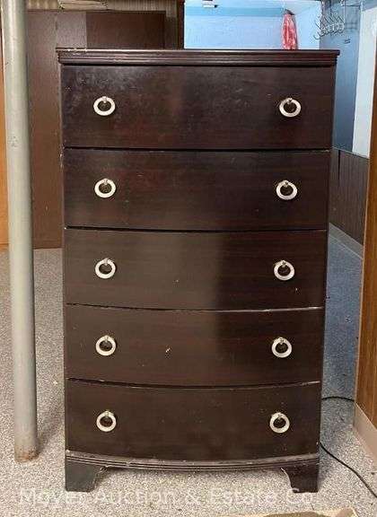 5 Drawer Chest of Drawers, 32"x17"x54"h